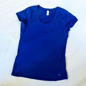 Marika Blue/Purple Short Sleeve Athletic Top | Size Small